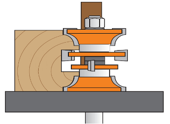 Серия 955.806. Набор концевых фрез (2 шт.) для дверной обвязки