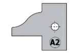 Комплект ножей профильных HWM -- 25x29,8x2 мм (A2) --  (2 шт.) для CMT 694.015