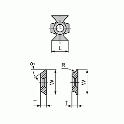 Ножи стандартные HWM для обработки кромок