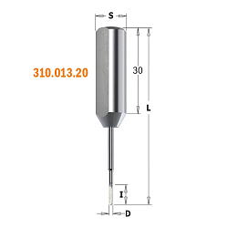 Серия 310.21/22. Свёрла для глухих отверстий HWM Xtreme S=10 L=57,5