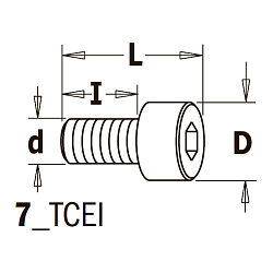 Винт M3x6x9 D=5,5 мм [ 7_TCEI ]