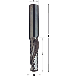 Фреза спиральная верхний рез HWM Z1 S=8 D=8x32x80 RH