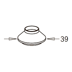 Конусная втулка для фрезы RCS-BIT8 D=39