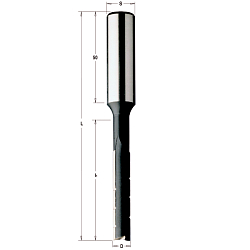 Фреза долбёжная со стружколомом HL Z2R S=13 D=12x80x135 RH