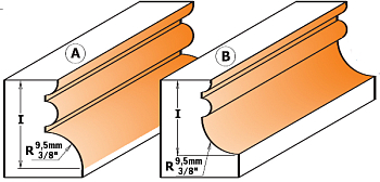 Серия 956.851-852. Фрезы мультипрофильные для карнизов