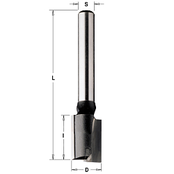 Фреза пазовая с торцевым зубом HW Z2+1 S=8 D=10x40x90 RH