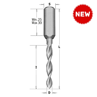 Серия 324. Свёрла для сквозных отверстий HWM S=10 L=70 MEGAPOLUS