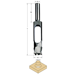 Сверло пазовое (Пробка) SP D=10x140 S=13x50 RH