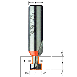 Фреза концевая (Т-образный паз) HW Z1 S=12 D=9,5/4,8x11x54 RH