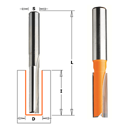 Фреза пазовая прямая HW Z2 S=12 D=15x31,7x70 RH