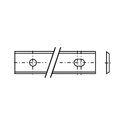 120.0x13.0x2.2 (a=60.0) нож сменный HWM 35° -- T04MG-CR [ тв. древесина, ДСП, МДФ ]