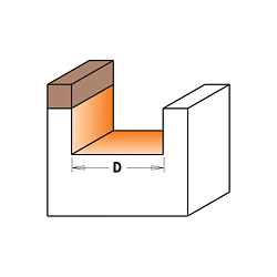 Серия 952. Фрезы пазовые для выравнивания поверхности с верхним подшипником