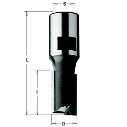 Фреза пазовая HW Z2+1 S=M12x1 D=24x25x60 RH