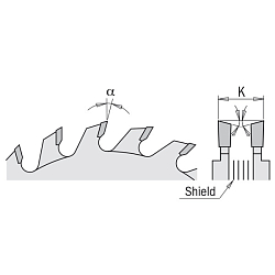 Серия 289.7. Подрезные регулируемые дисковые пилы с покрытием Orange Chrome