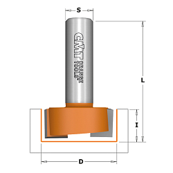 Фреза пазовая (петли) HW Z2 S=6 D=18x16x48 RH