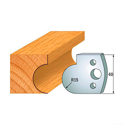 Комплект ножей профильных SP -- 40x4 мм -- (2 шт.) для фрезерных головок серий CMT 692 и 693 (690.065)