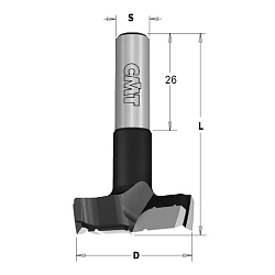 Сверло чашечное для присадочного станка HW Xtreme Z2R V2 S=10x26 D=20x70 RH