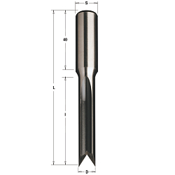 Фреза долбёжная двойного действия HSS Z2 S=13 D=13x75x120