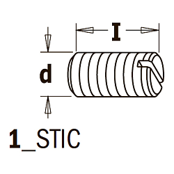 Винт M5x10 [ 1_STIC ]