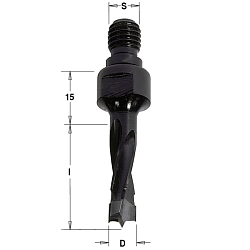 12x50x65 S=M10/11x4 HW Z2 V2 сверло присадочное для глухих отверстий RH