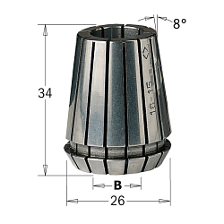 ER25 D=16 Цанга высокоточная