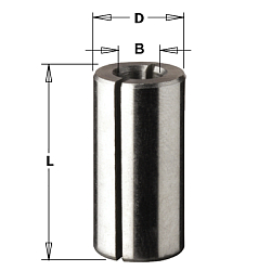 Втулка разрезная D=16 B=13 L=45 мм