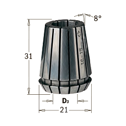 Цанга высокоточная ER20 -- D=13