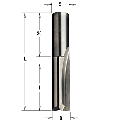 Фреза пазовая HWM Z2+1 S=9,5 D=10x22x52 RH