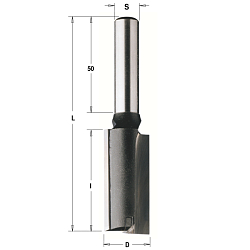 Фреза пазовая с торцевым зубом HW Z2+1 S=10 D=12x40x87 RH