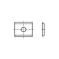 20.0x12.0x1.5 нож сменный HWM 35° -- T03SMG [ ДСП, МДФ ]