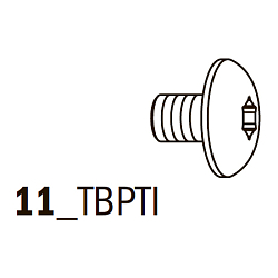 Винт M4x6x8 D=6 мм [ 11_TBPTI ] Torx