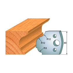 Комплект ножей профильных SP -- 40x4 мм -- (2 шт.) для фрезерных головок серий CMT 692 и 693 (690.061)
