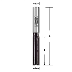 Фреза пазовая прямая HWM Z2 S=12 D=8x32x70 RH