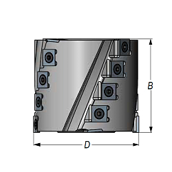 Фрезы фуговальные многоножевые с винтовым зубом Z2 (с подрезателями) "Кукуруза" HM MEGAPOLUS