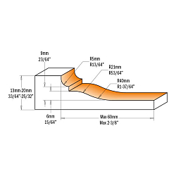 Серия 694.013. Фрезы филёночные