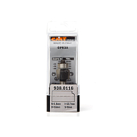 Серия 938. Фрезы радиусные с нижним подшипником PRO