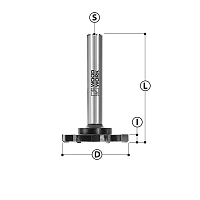 Серия 923 .Фрезы для выравнивания плоскости Z6 Woodwork