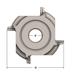 Фрезы для снятия свесов PCD MEGAPOLUS