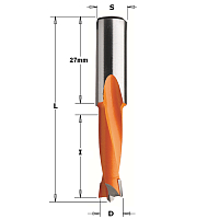 Серия 310. Свёрла для глухих отверстий (2 канавки) HW S=10 L=57,5