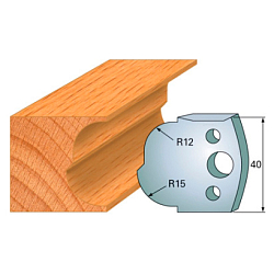 Комплект ножей профильных SP -- 40x4 мм -- (2 шт.) для фрезерных головок серий CMT 692 и 693 (690.115)