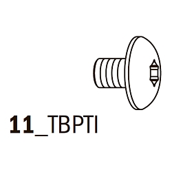 Винт M4x6x8,2 D=9 мм [ 11_TBPTI ] Torx (не упак.)