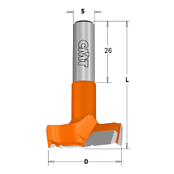 Сверло чашечное для присадочного станка HW Xtreme Z2R V2 S=10x26 D=25x70 LH