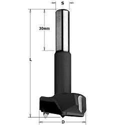 25x77 S=10x30 HW Z2 V2 сверло чашечное для присадочного станка RH