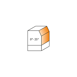 Серия 907. Фрезы обгонно-фасочные комбинированные с нижним подшипником
