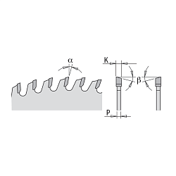 Серия 285-294. Дисковые пилы для поперечного пиления
