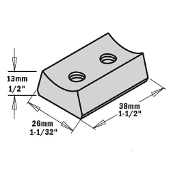 Серия 693. Фрезы универсальные с ограничителями