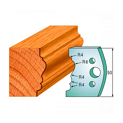Комплект ножей профильных SP -- 50x4 мм -- (2 шт.) для фрезерных головок серий CMT 692 и 693 (690.511)