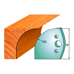 Комплект ножей профильных SP -- 50x4 мм -- (2 шт.) для фрезерных головок серий CMT 692 и 693 (690.564)