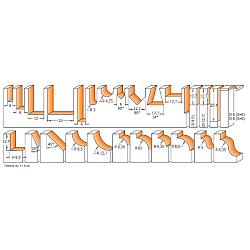 Серия 900.003. Набор концевых фрез (26 шт.)