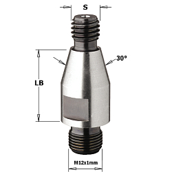 Адаптер S=M10/30° LB=35 RH